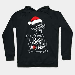 Merry Christmas To The Best Dog Mom Hoodie